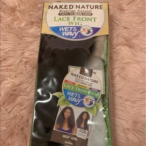 100% Human Hair Deep Curl Lace Front Wig